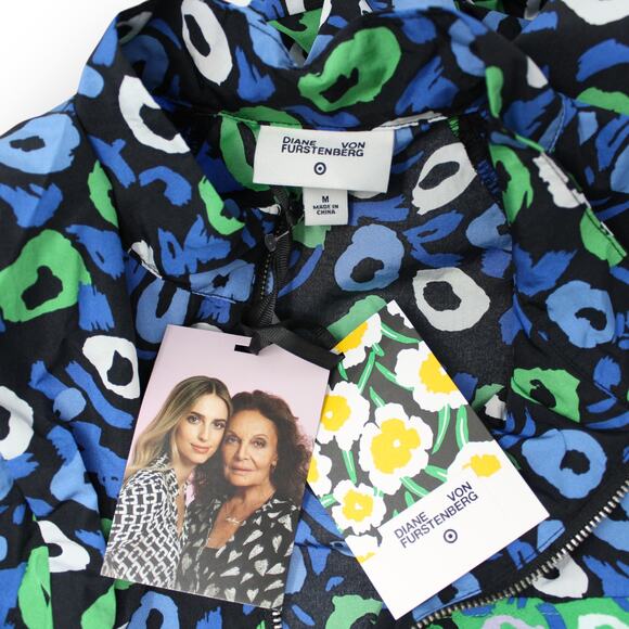 NEW Medium DianeVonFurstenberg x Target Nylon JAZZ DOT Sports Jumpsuit - Picture 5 of 9